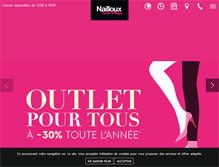 Tablet Screenshot of naillouxoutlet.com